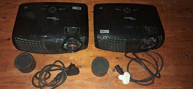 2 x Optoma projectors