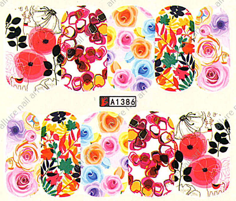 Nail Art Decal A1386