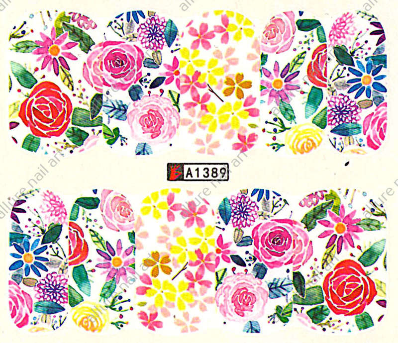 Nail Art Decal A1389