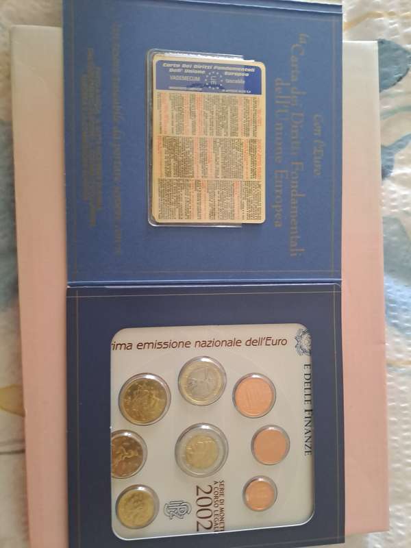 Pofficial italian Euro Coin Set 2002
