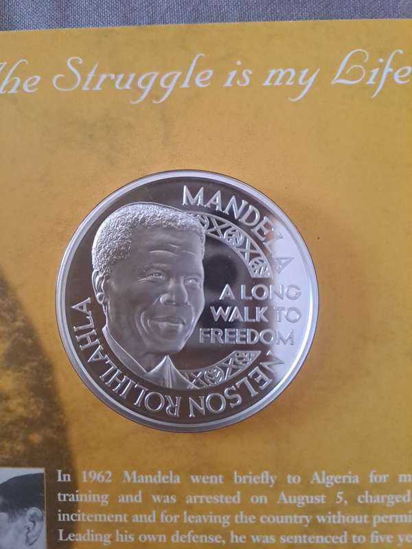 1 oz Silver Mandela Medal