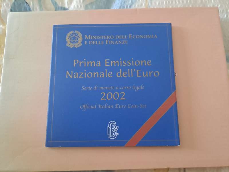 Pofficial italian Euro Coin Set 2002