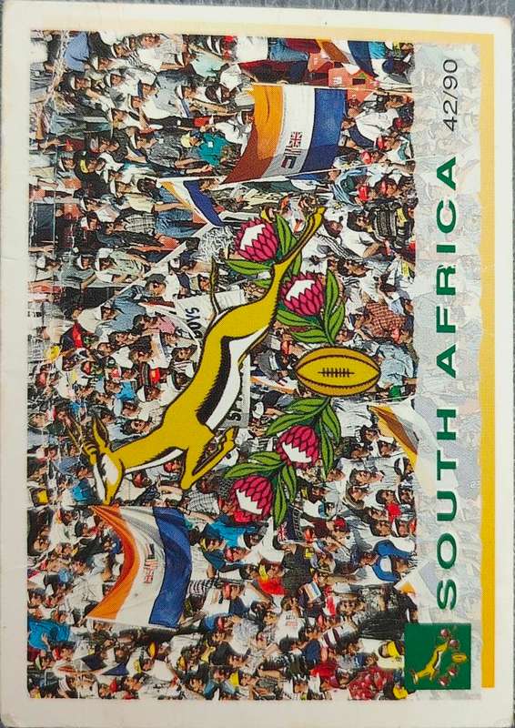 1994 Sport deck rugby card Team South Africa 42/90