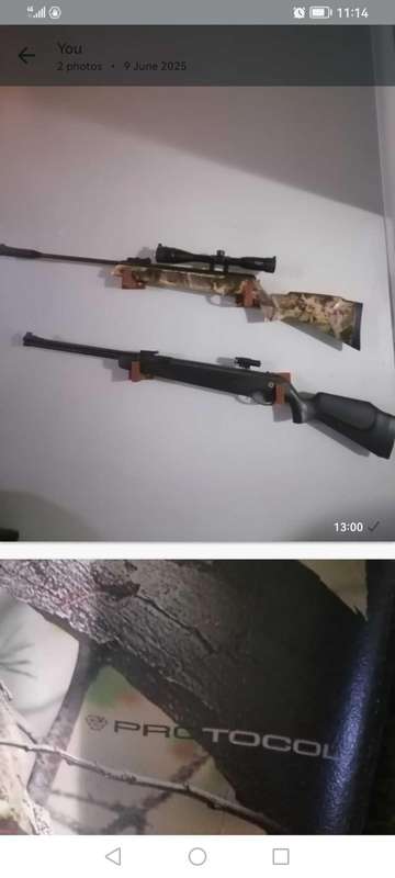 Protocol 5mm  .22 camo pellet rifle with Balistic 3-9 x 40 AO sight