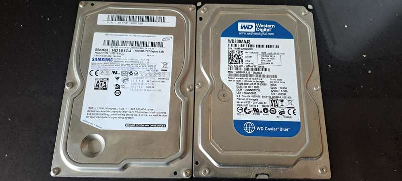 2 x Routers + Laptop desk Fan + 160GB Hard Drive