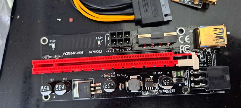 5 x PCI-E Riser Cards Brand New Sealed