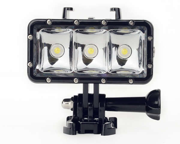 30M 300LM Waterproof Diving Night Video LED Light For Gopro