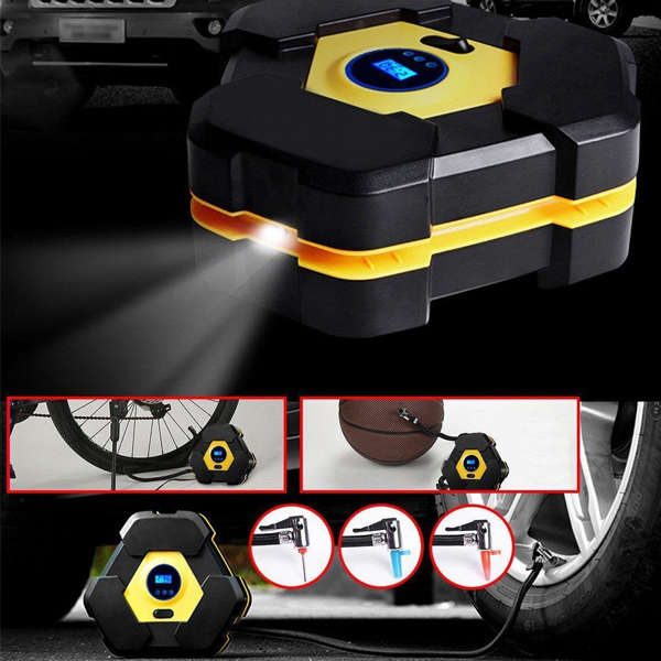 Auto Digital Tire Inflator 12V Portable Tire Pump Electric Air Compressor Pump 150PSI Vehicle Inflat
