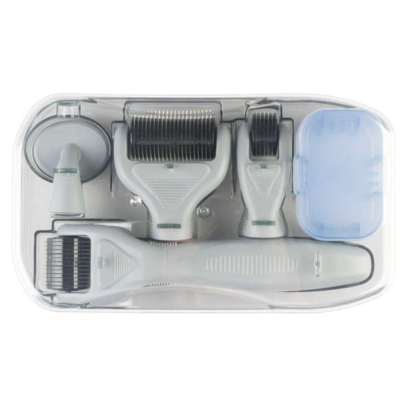 6 in 1 Derma Roller System Set  - Gray