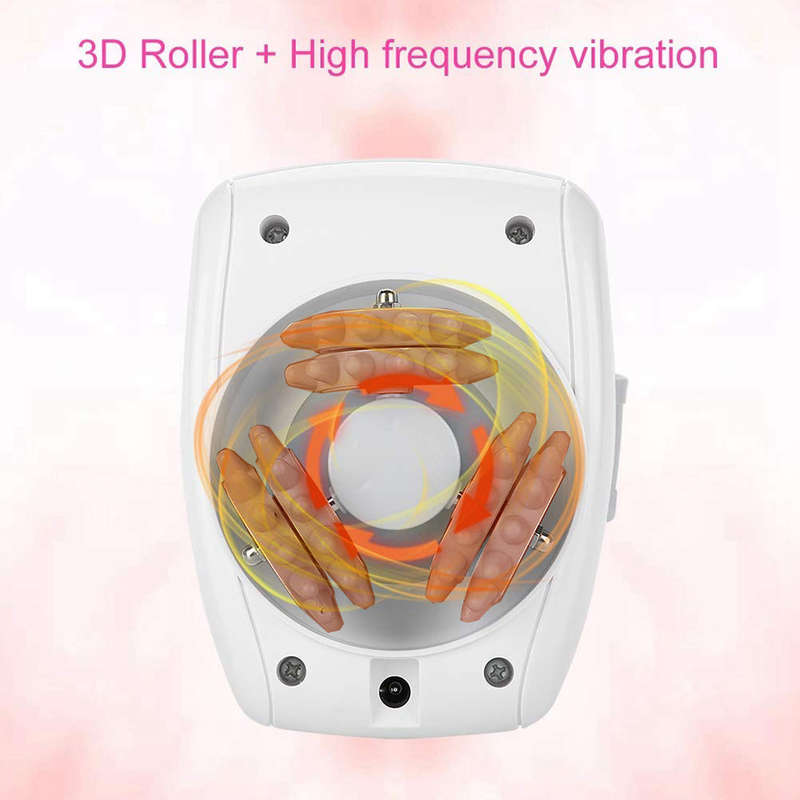 Portable 3D Electric Face Massager Roller - Brown