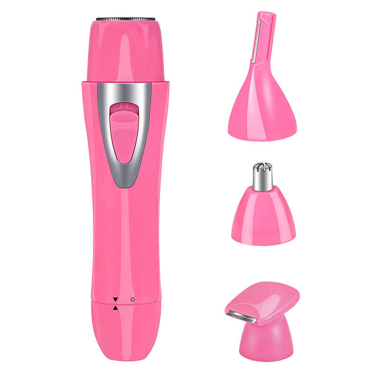 4 in 1 Multifunctional Shaver Suit for Ladies - Pink