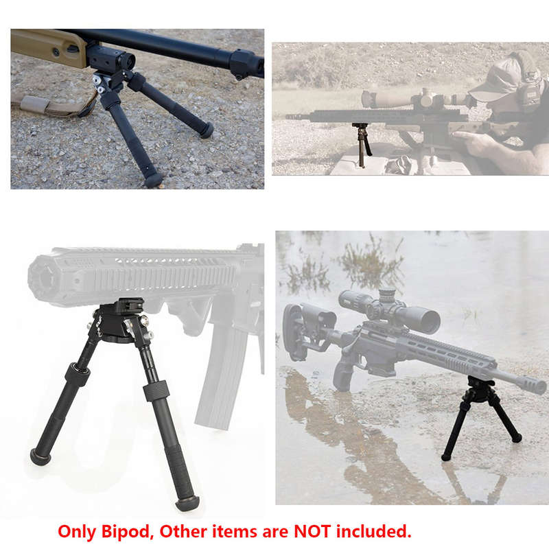 360° Rotatable Adjustable Tactical Hunting Rifle Bipod