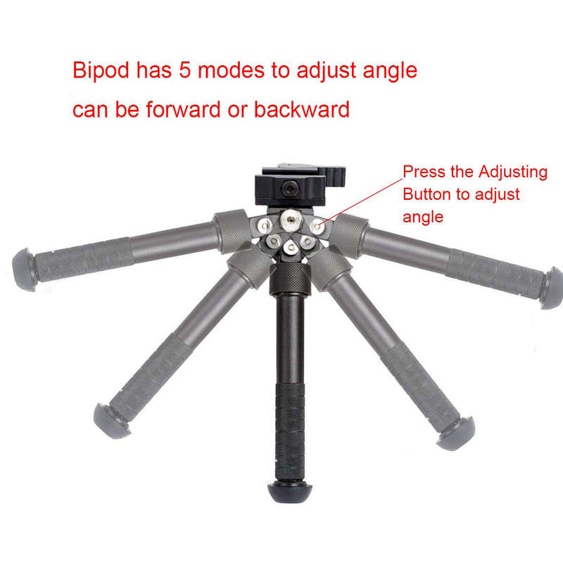 360° Rotatable Adjustable Tactical Hunting Rifle Bipod