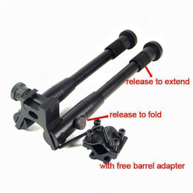 Tactical Rifle Bipod Stabilizer with Rifle Barrel Clamp