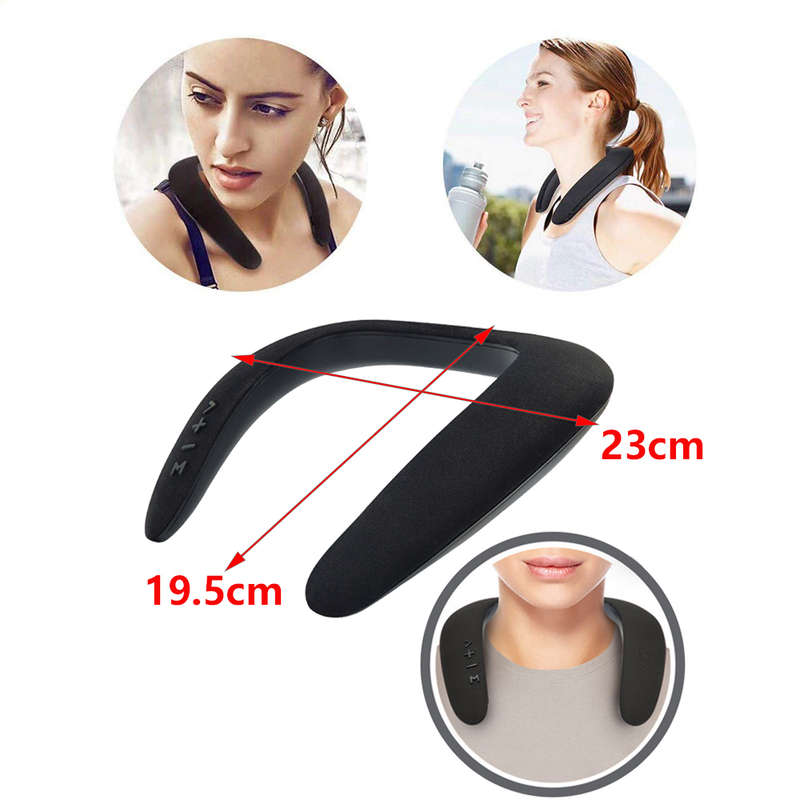5D Stereo Neck Hanging Wireless Bluetooth Speaker