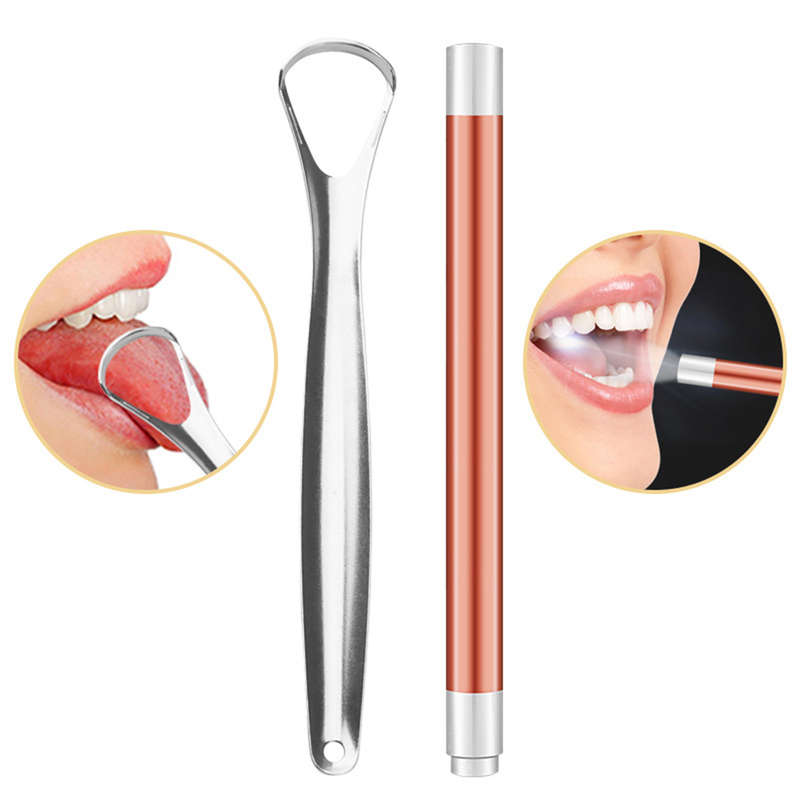 Professional Stainless Steel Dental Hygiene Kit - 8 Piece