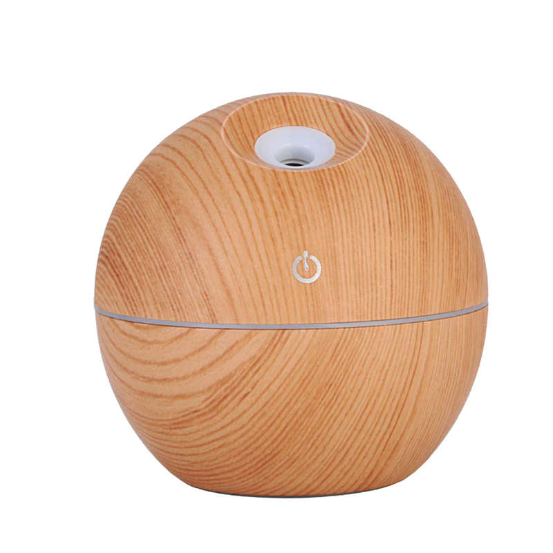 Mini 130ml Portable Wood Grain Essential Oil Diffuser