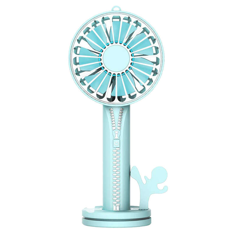 3 in 1 Creative Mini Handheld USB Zipper Fan