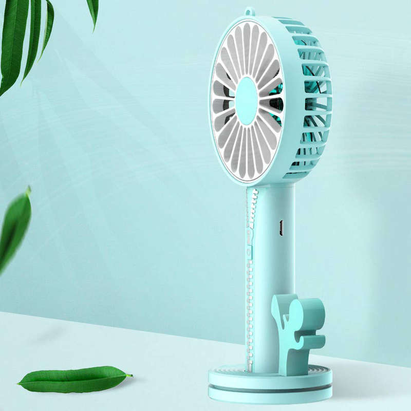 3 in 1 Creative Mini Handheld USB Zipper Fan