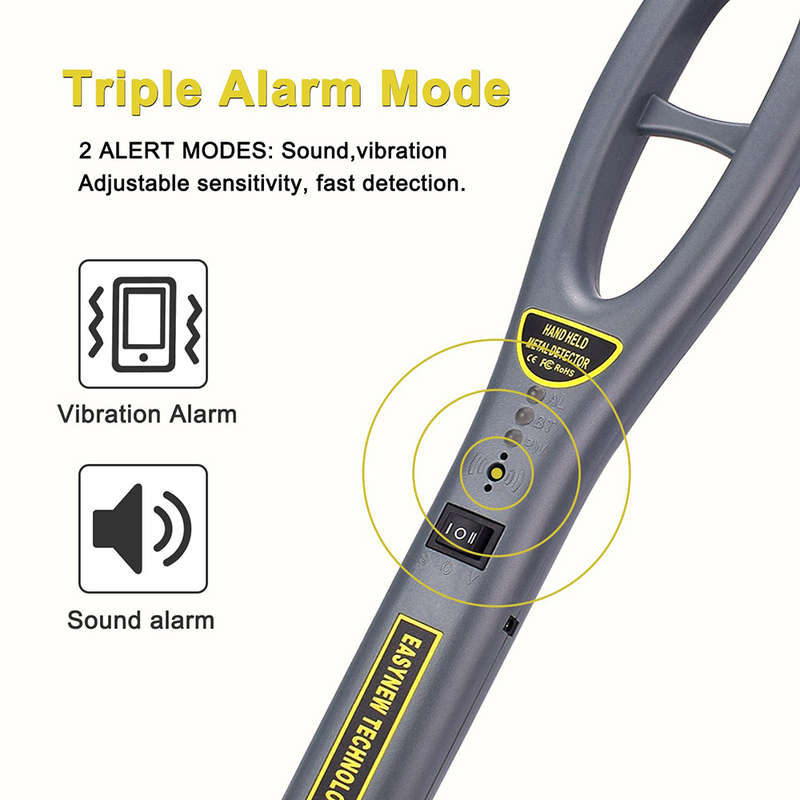 Portable High Sensitivity Hand Held Metal Detector