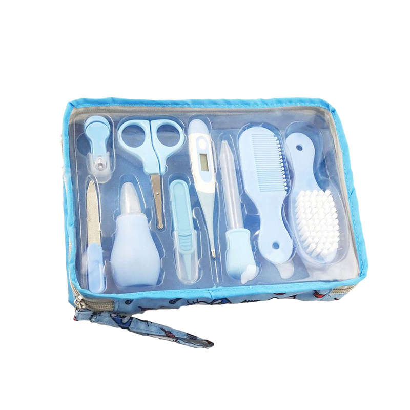 9 in 1 Essential Baby Grooming Healthcare Kit - Blue