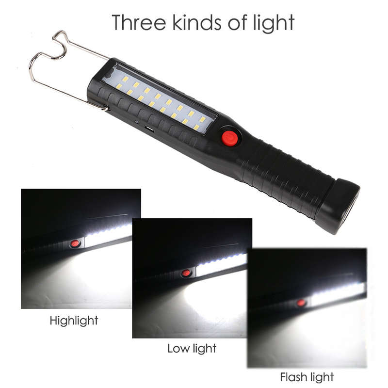 Handheld LED Work Light With Magnetic Base & Hanging Hook