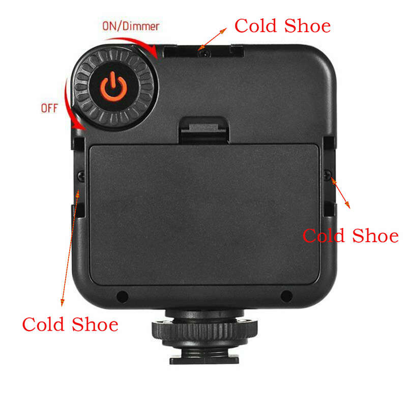 Portable 49 LED Studio Video Flash Light for Sport Camera DV Camcorder