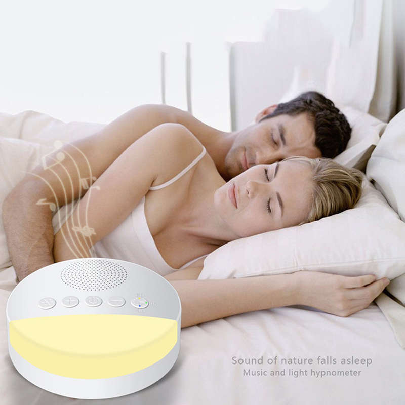 Portable White Noise Sleeping Aid Instrument with 10 Soothing Sounds Music