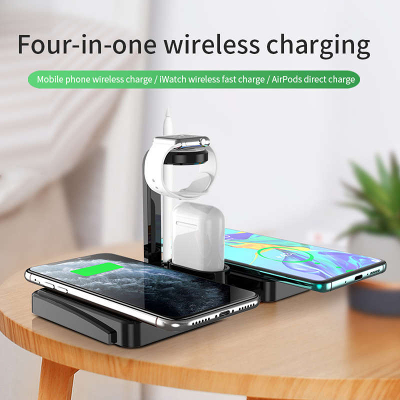 4-in-1 Wireless Charging Station Dock for Android Airpods Watch Charger