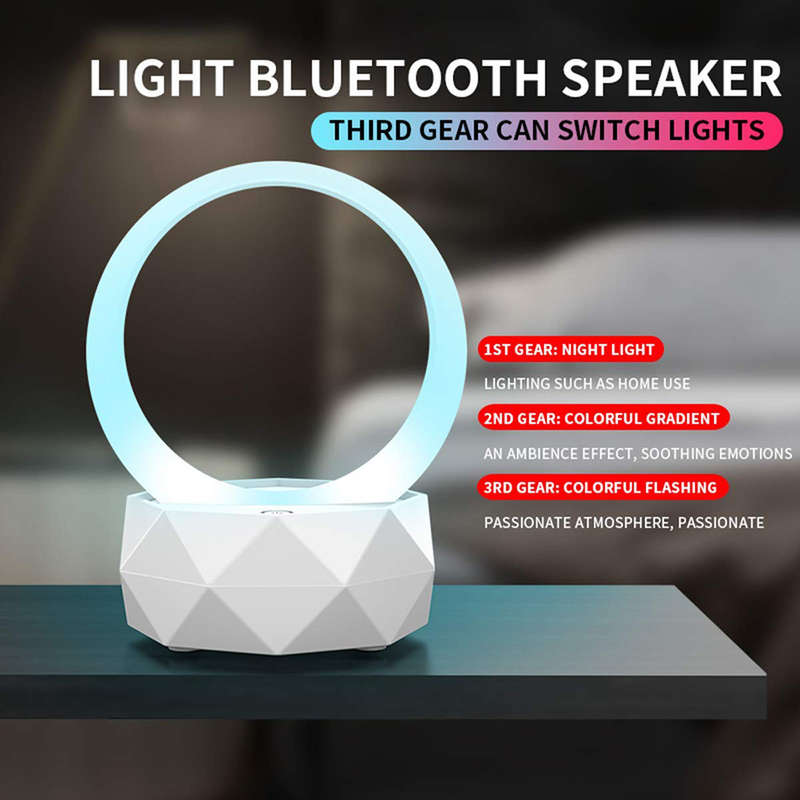 Portable Smart Wireless Bluetooth Speaker Night Light