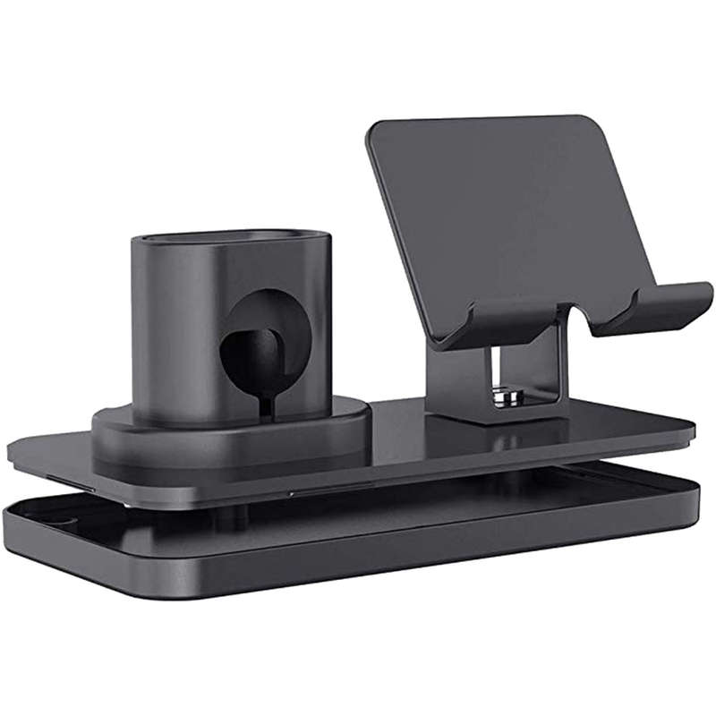 3 in 1 Charging Station for AirPods, iWatch Series & iPhone-Black