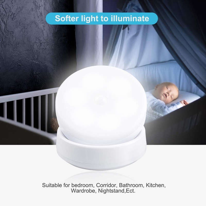 360 Degree Rotation Body Induction LED Night Light