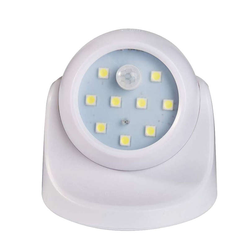360° Rotation LED Motion Sensor Light - White