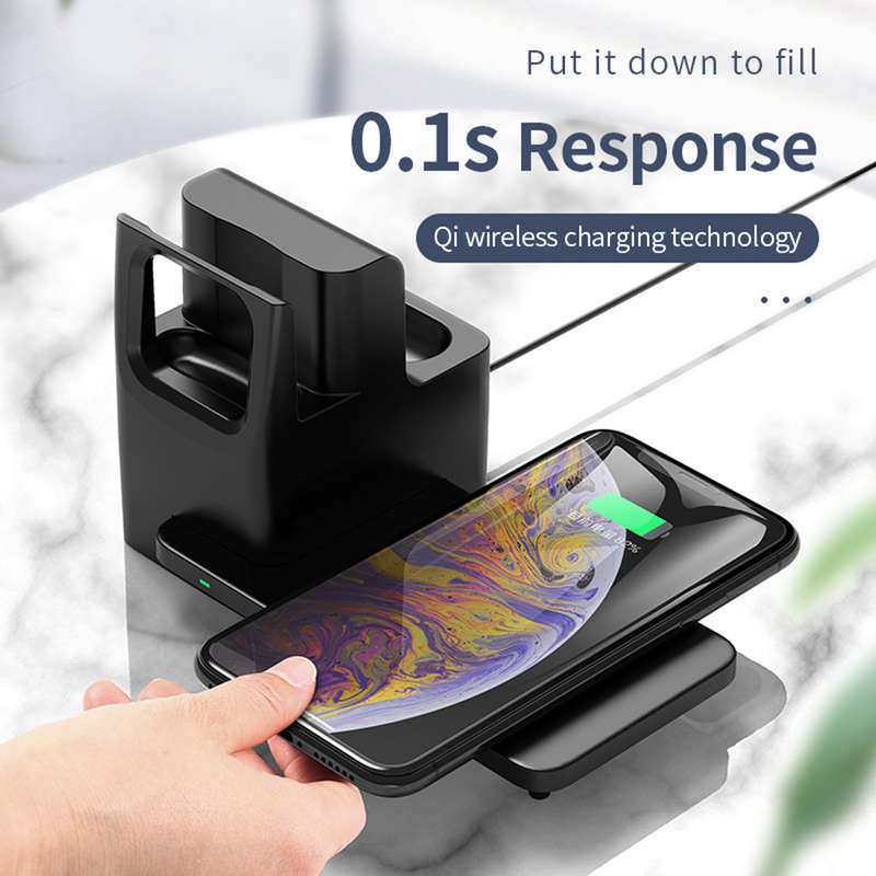 3-in-1 Wireless Charger Station for Apple Watch/AirPods Pro/iPhone 11Pro