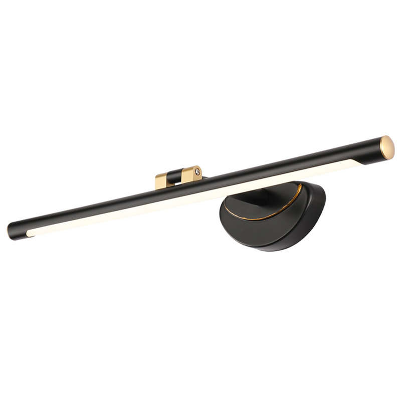 51cm 12 Watt 240° Rotation LED Wall Bathroom Mirror Front Light - Black