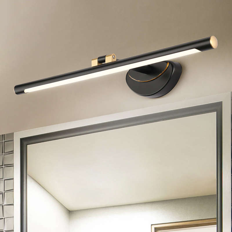 51cm 12 Watt 240° Rotation LED Wall Bathroom Mirror Front Light - Black