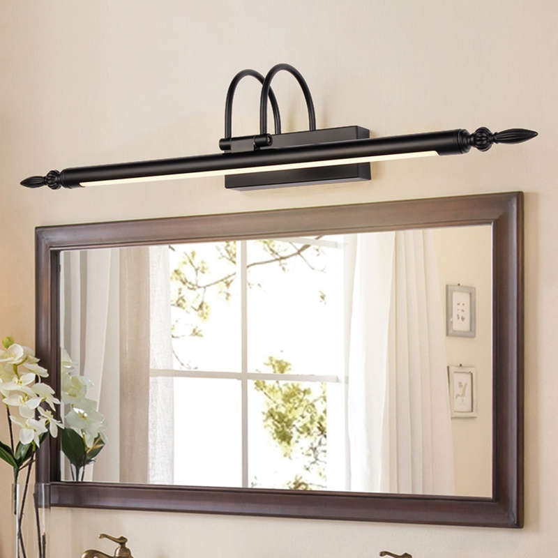 56cm 9 Watt Antique LED Wall Bathroom Mirror Front Light - White Light