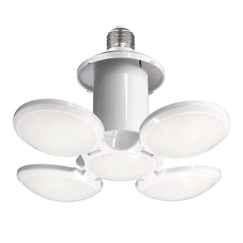 40W E27 Deformable LED Folding Football UFO Garage Light Bulb