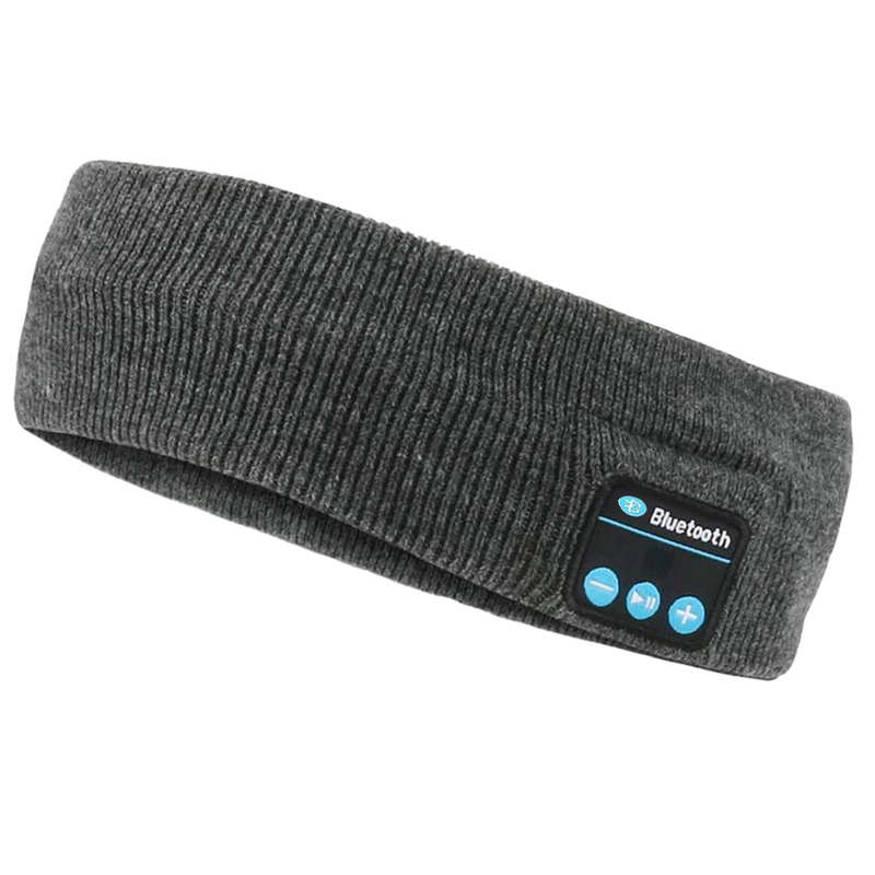 Wireless Bluetooth 5.0 Sports Stereo Run Headband Headphones - Dark Gray