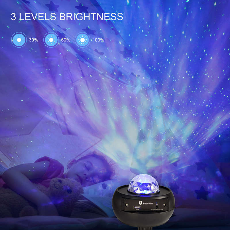 LED Music Starry Projector Light with Remote Control