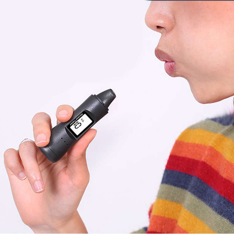 Portable LCD Household Car Blowing Breath Alcohol Tester
