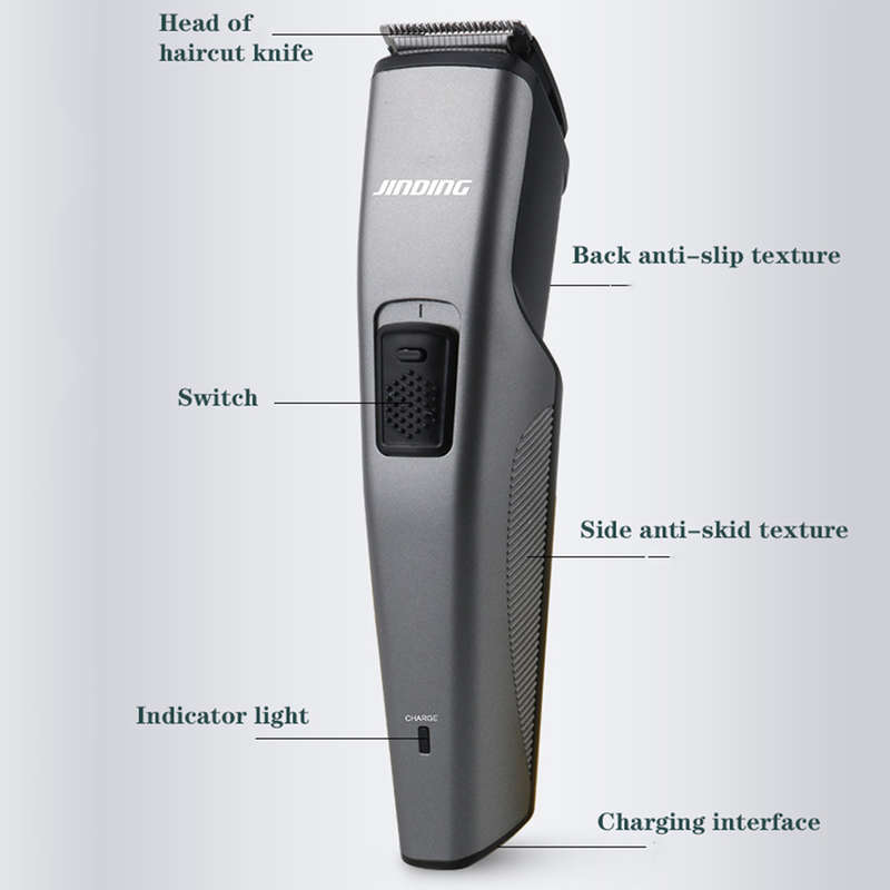Professional Rechargeable Men's Styling Hair Clipper With 4 Limit Comb
