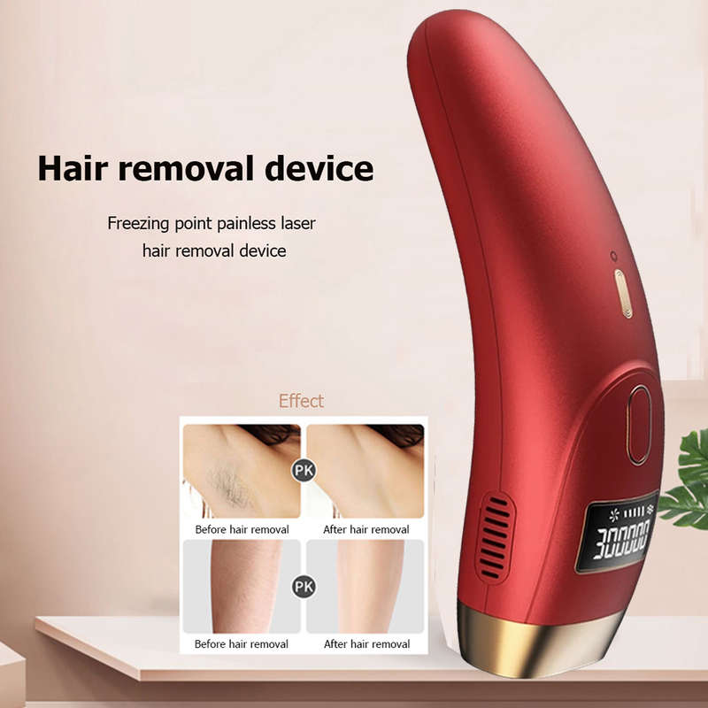 Professional Painless IPL Hair Remover Machine For Women - Red