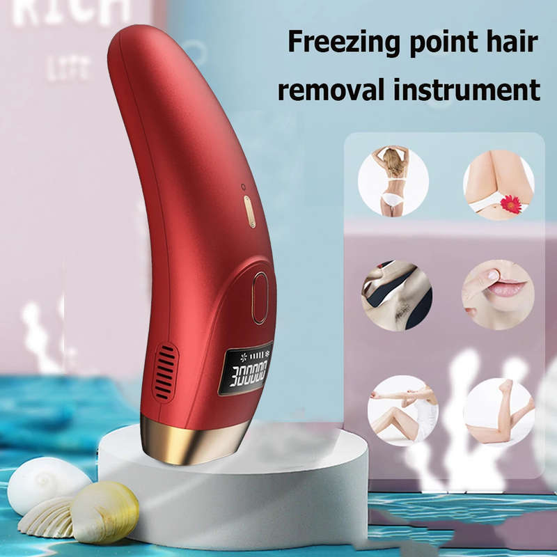 Professional Painless IPL Hair Remover Machine For Women - Red