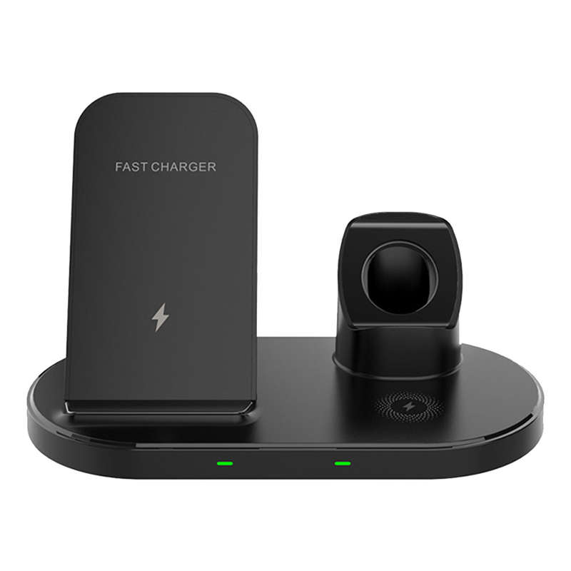 3 In 1 15W Wireless Charger Stand For iPhone 12 & iWatch & Airpods Pro