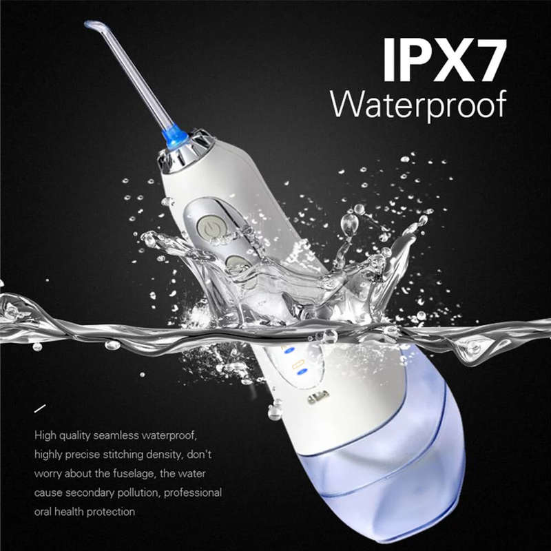 Professional Dental Oral Irrigator with 300ml Water Tank for Travel & Home