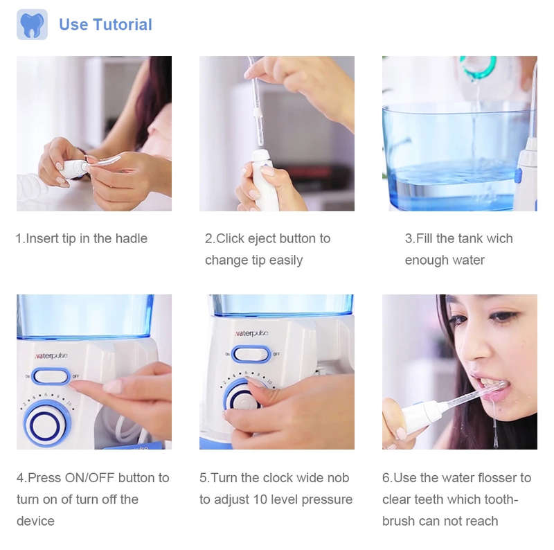 800ml Capacity Water Dental Flosser