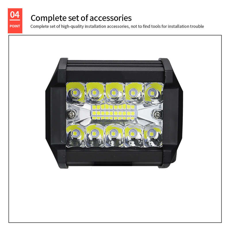 4 Inch 60W LED Work Light Bar for Driving Offroad Boat Car Tractor Truck