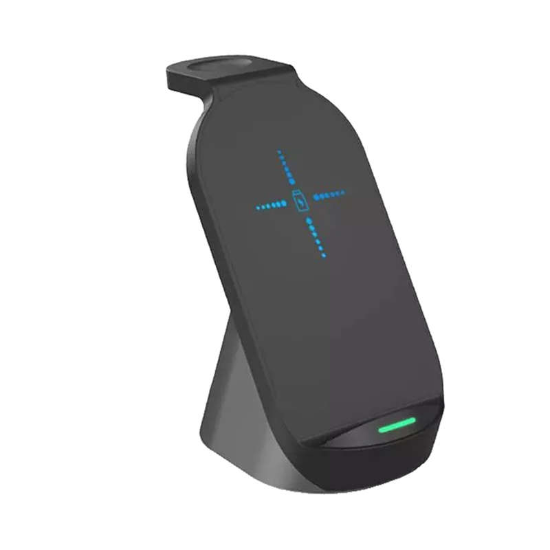 3 in 1 Wireless Charging Station For iPhone12Pro/AirPods Pro/iWatch5 Black