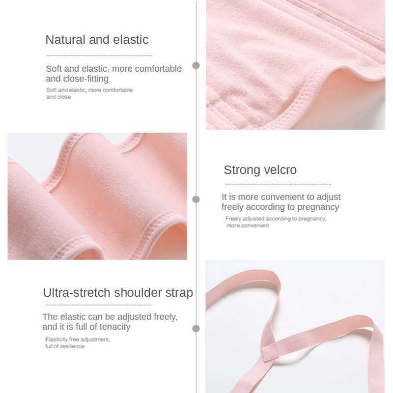 Pregnancy Maternity Belt Belly Support Band With Shoulder Strap - Pink